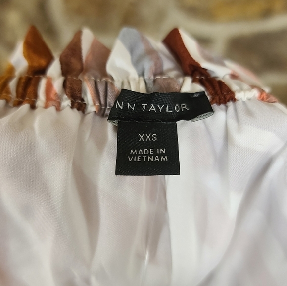 Ann Taylor XXS Zebra Stripe Boatneck Midi Maxi Dress - Picture 8 of 11